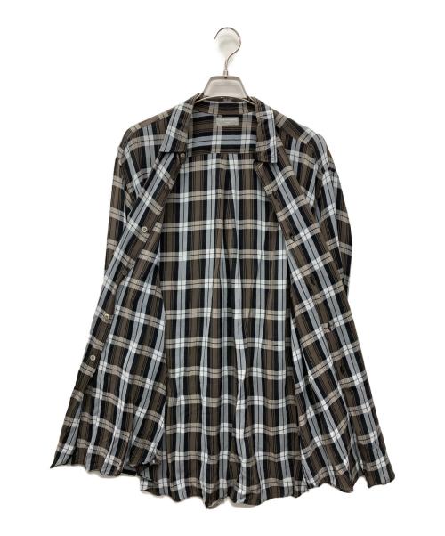 COMME des GARCONS HOMME（コムデギャルソン オム）COMME des GARCONS HOMME (コムデギャルソン オム) 長袖シャツ ブラウン サイズ:不明の古着・服飾アイテム