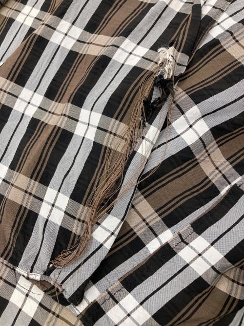 COMME des GARCONS HOMME（コムデギャルソン オム）COMME des GARCONS HOMME (コムデギャルソン オム) 長袖シャツ ブラウン サイズ:不明の古着・服飾アイテム
