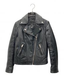 DIESEL（ディーゼル）の古着「レザーライダースジャケット」｜ブラック