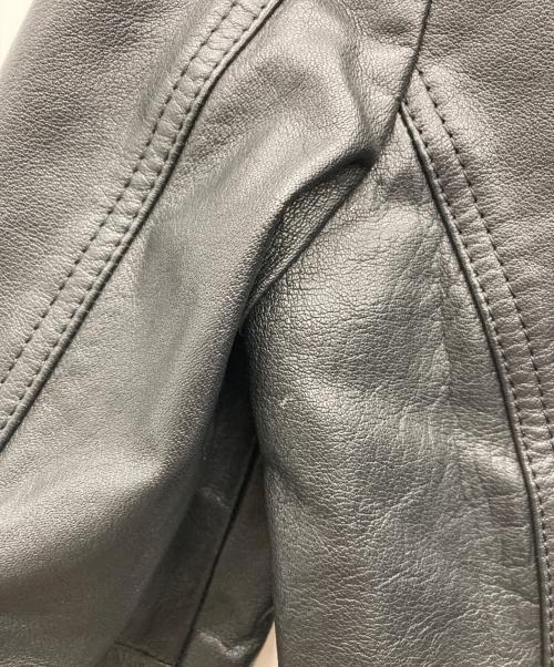 DIESEL（ディーゼル）DIESEL (ディーゼル) レザーライダースジャケット ブラック サイズ:XSの古着・服飾アイテム