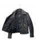 DIESEL (ディーゼル) レザーライダースジャケット ブラック サイズ:XS：15000円