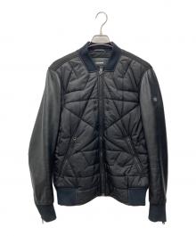 DIESEL（ディーゼル）の古着「キルティングジャケット」｜ブラック