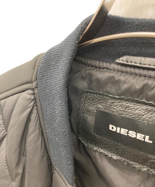 DIESEL（ディーゼル）DIESEL (ディーゼル) キルティングジャケット ブラック サイズ:Mの古着・服飾アイテム