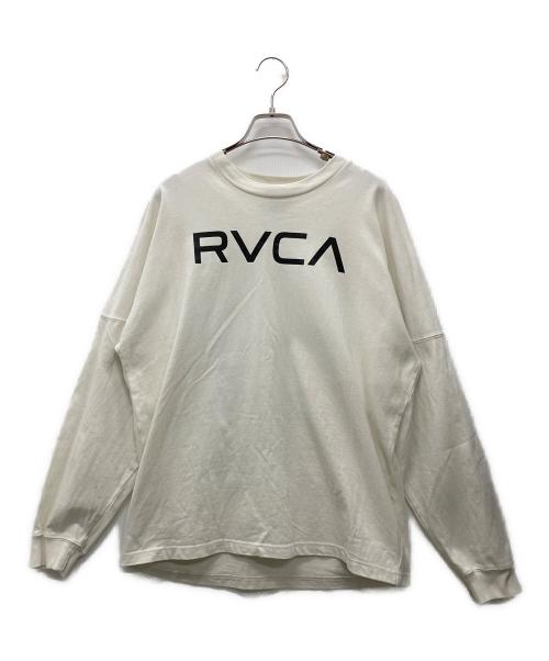 RVCA（ルーカ）RVCA (ルーカ) プリントTシャツ ホワイト サイズ:Sの古着・服飾アイテム
