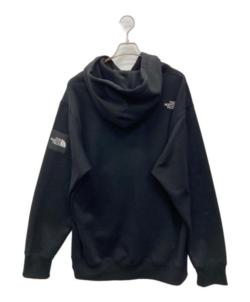 THE NORTH FACE（ザ ノース フェイス）THE NORTH FACE (ザ ノース フェイス) SQUARE LOGO HOODIE ブラック サイズ:XXLの古着・服飾アイテム
