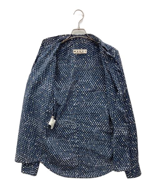 MARNI（マルニ）MARNI (マルニ) 長袖シャツ ネイビー サイズ:44の古着・服飾アイテム