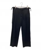 AURALEEオーラリー）の古着「SUPER SOFT WOOL FLANNEL SLACKS」｜ブラック