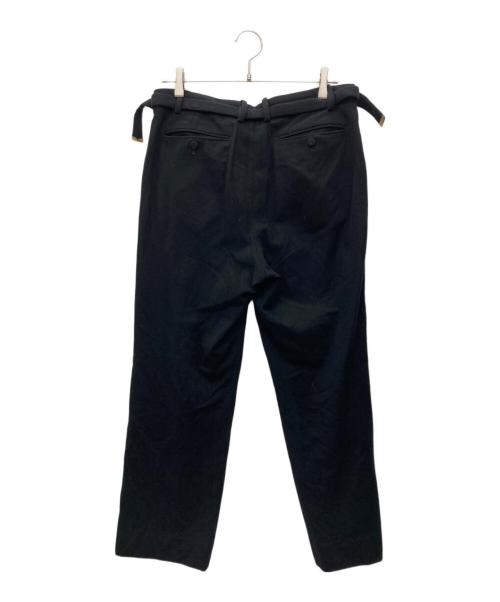 AURALEE（オーラリー）AURALEE (オーラリー) SUPER SOFT WOOL FLANNEL SLACKS ブラック サイズ:3の古着・服飾アイテム