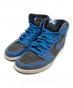 NIKEナイキ）の古着「AIR JORDAN 1 RETRO HIGH OG」｜ブルー×ブラック