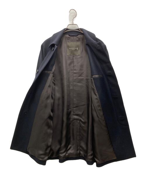MACKINTOSH LONDON（マッキントッシュ ロンドン）MACKINTOSH LONDON (マッキントッシュ ロンドン) ウールメルトンステンカラーコート ブラック サイズ:40の古着・服飾アイテム