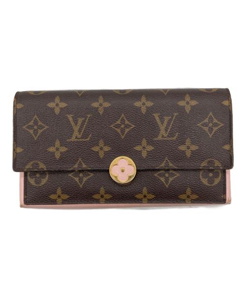 LOUIS VUITTON（ルイ ヴィトン）LOUIS VUITTON (ルイ ヴィトン) ポルトフォイユ フロール ピンクの古着・服飾アイテム