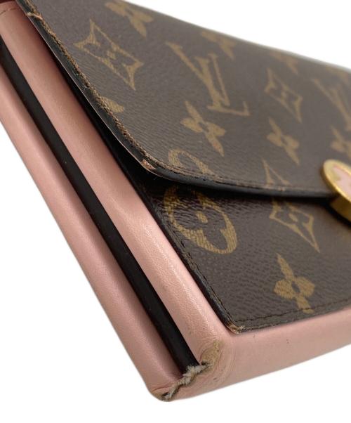LOUIS VUITTON（ルイ ヴィトン）LOUIS VUITTON (ルイ ヴィトン) ポルトフォイユ フロール ピンクの古着・服飾アイテム