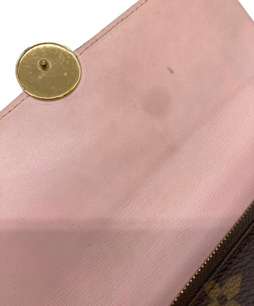 LOUIS VUITTON（ルイ ヴィトン）LOUIS VUITTON (ルイ ヴィトン) ポルトフォイユ フロール ピンクの古着・服飾アイテム