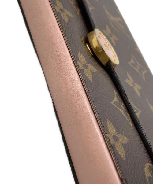 LOUIS VUITTON（ルイ ヴィトン）LOUIS VUITTON (ルイ ヴィトン) ポルトフォイユ フロール ピンクの古着・服飾アイテム