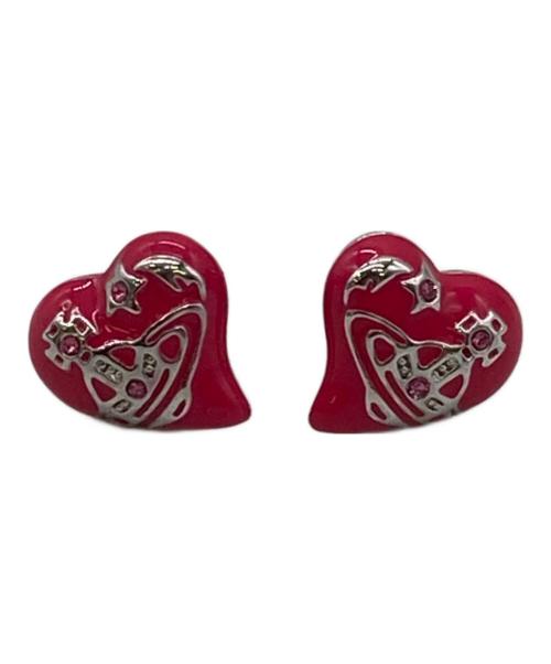 Vivienne Westwood（ヴィヴィアンウエストウッド）Vivienne Westwood (ヴィヴィアンウエストウッド) ピアス ショッキングピンクの古着・服飾アイテム