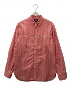 RRL RALPH LAURENダブルアールエル ラルフローレン）の古着「ストライプシャツ」｜ピンク×ストライプ