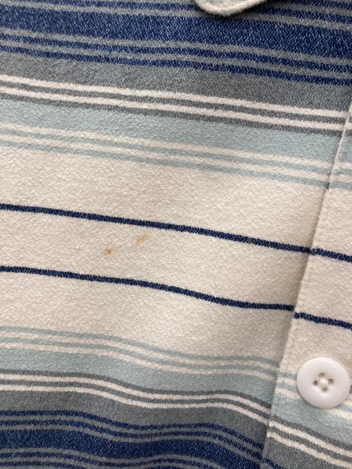 AndFamily（アンドファミリー）AndFamily (アンドファミリー) シャツジャケット ブリー×ボーダー サイズ:Mの古着・服飾アイテム