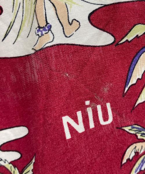 SANTAMONICA（サンタモニカ）SANTAMONICA (サンタモニカ) アロハシャツ レッド サイズ:Mの古着・服飾アイテム