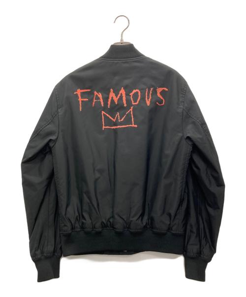 COACH（コーチ）COACH (コーチ) JEAN-MICHEL BASQUIAT (ジャン ミシェル バスキア) ジャケット ブラック サイズ:Sの古着・服飾アイテム