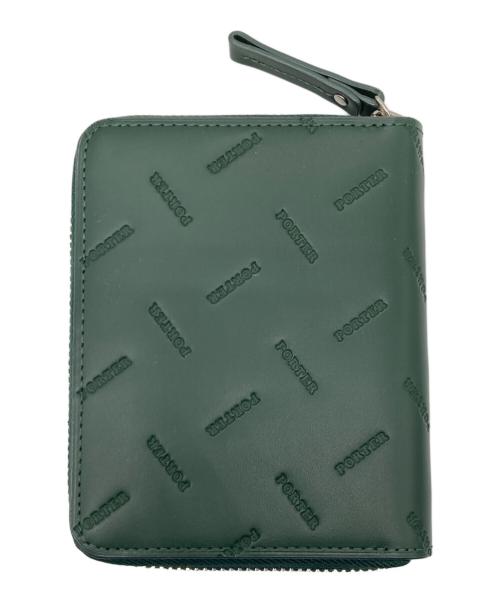 PORTER（ポーター）PORTER (ポーター) ENCHASE  WALLET グリーン 未使用品の古着・服飾アイテム