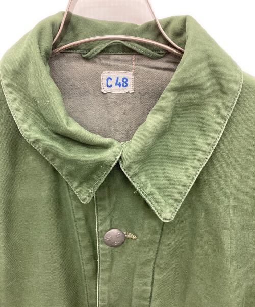 Swedish Army（スウェーデン軍）Swedish Army (スウェーデン軍) M-59フィールドジャケット オリーブ サイズ:不明の古着・服飾アイテム