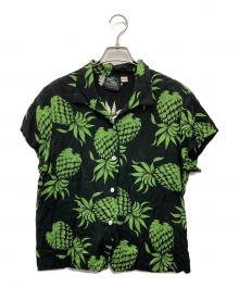 KONA BAY HAWAII（コナベイハワイ）の古着「アロハシャツ」｜ブラック×グリーン