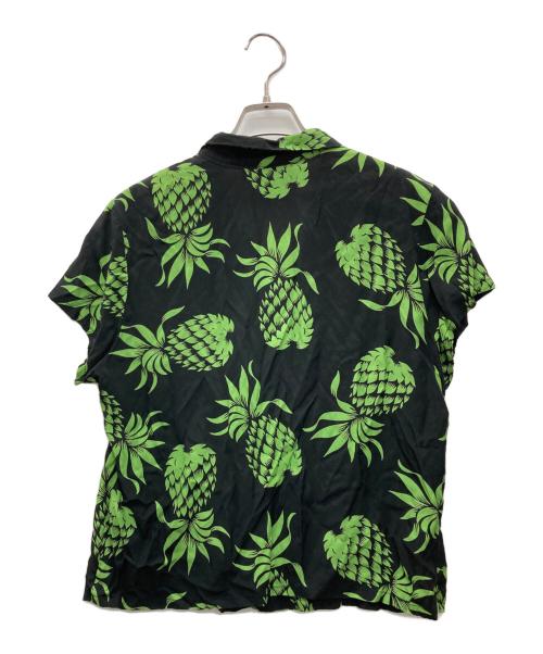 KONA BAY HAWAII（コナベイハワイ）KONA BAY HAWAII (コナベイハワイ) アロハシャツ ブラック×グリーン サイズ:Ｌの古着・服飾アイテム