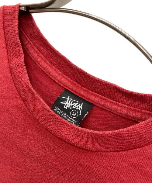 stussy（ステューシー）stussy (ステューシー) Tシャツ レッド サイズ:Ｍの古着・服飾アイテム