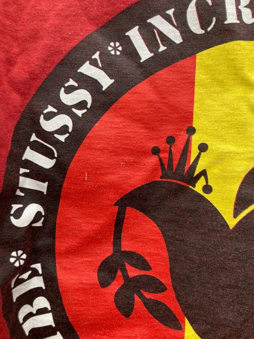 stussy（ステューシー）stussy (ステューシー) Tシャツ レッド サイズ:Ｍの古着・服飾アイテム