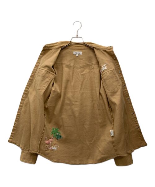 RAFU（ラフ）Rafu (ラフ) ウエスタンシャツ ベージュ サイズ:XLの古着・服飾アイテム