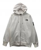 THE NORTH FACEザ ノース フェイス）の古着「スクエアロゴフルジップ」｜ホワイト
