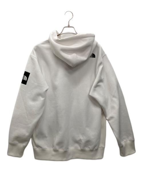 THE NORTH FACE（ザ ノース フェイス）THE NORTH FACE (ザ ノース フェイス) スクエアロゴフルジップ ホワイト サイズ:Lの古着・服飾アイテム