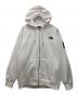 THE NORTH FACE（ザ ノース フェイス）の古着「スクエアロゴフルジップ」｜ホワイト