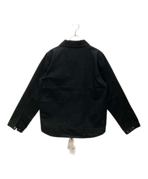HOUSTON（ヒューストン）HOUSTON (ヒューストン) ダックジップワークジャケット ブラック サイズ:38 未使用品の古着・服飾アイテム