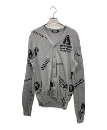 Hysteric Glamour（ヒステリックグラマー）の古着「ニットカーディガン」｜グレー