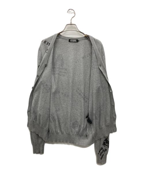 Hysteric Glamour（ヒステリックグラマー）Hysteric Glamour (ヒステリックグラマー) ニットカーディガン グレー サイズ:Mの古着・服飾アイテム