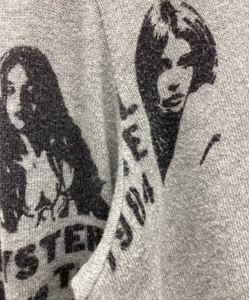 Hysteric Glamour（ヒステリックグラマー）Hysteric Glamour (ヒステリックグラマー) ニットカーディガン グレー サイズ:Mの古着・服飾アイテム