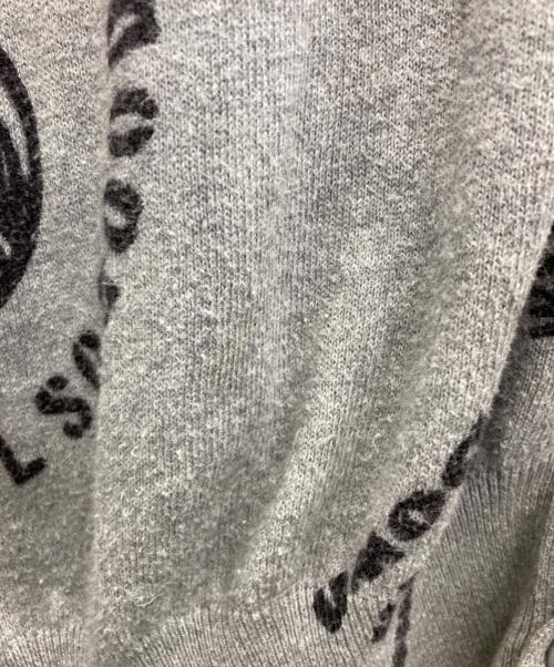 Hysteric Glamour（ヒステリックグラマー）Hysteric Glamour (ヒステリックグラマー) ニットカーディガン グレー サイズ:Mの古着・服飾アイテム