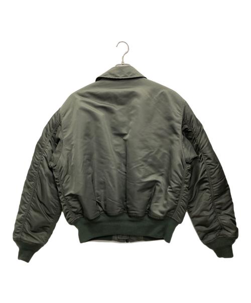 ALPHA INDUSTRIES（アルファインダストリーズ）ALPHA INDUSTRIES (アルファインダストリーズ) フライトジャケット オリーブ サイズ:Lの古着・服飾アイテム