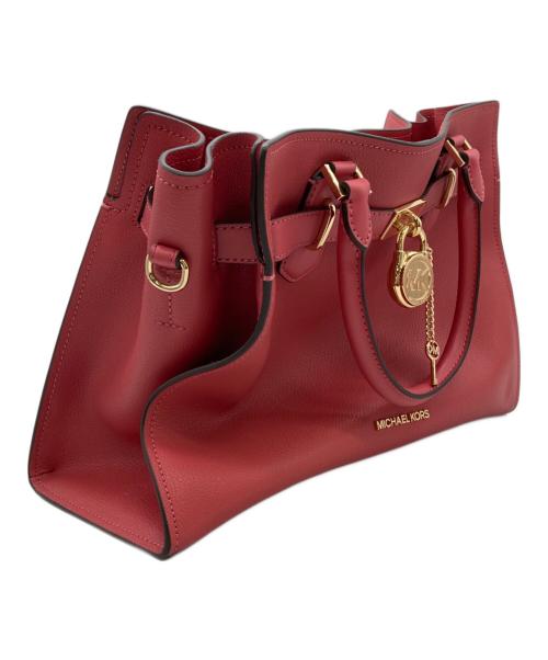MICHAEL KORS（マイケルコース）MICHAEL KORS (マイケルコース) HAMILTON サッチェル ミディアム ピンクの古着・服飾アイテム