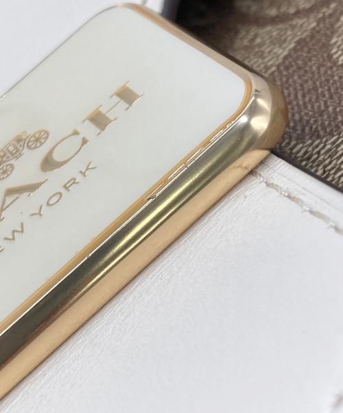 COACH（コーチ）COACH (コーチ) ペッパー サッチェル シグネチャー キャンバス ブラウンの古着・服飾アイテム