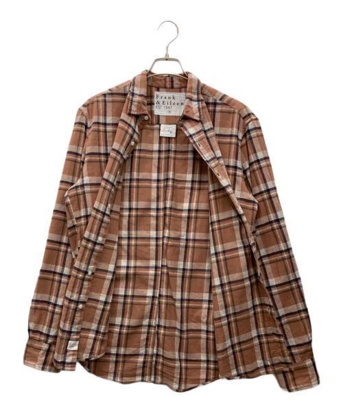Frank&Eileen（フランクアンドアイリーン）Frank&Eileen (フランクアンドアイリーン) シャツブラウス ブラウン サイズ:Sの古着・服飾アイテム