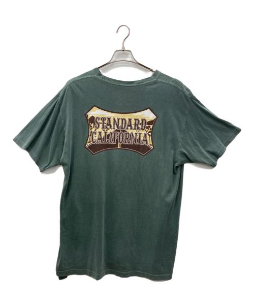 STANDARD CALIFORNIA（スタンダードカリフォルニア）STANDARD CALIFORNIA (スタンダードカリフォルニア) Tシャツ グリーン サイズ:XLの古着・服飾アイテム