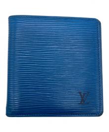 LOUIS VUITTON（ルイ ヴィトン）の古着「ポルトビエ 6 カルトクレディ」｜ブルー