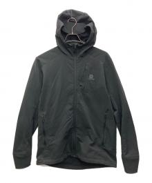 SALOMON（サロモン）の古着「ソフトシェルジャケット」｜ブラック