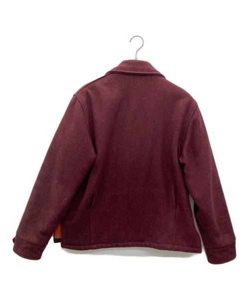 -（-）- (-) スカジャン レッド サイズ:42の古着・服飾アイテム