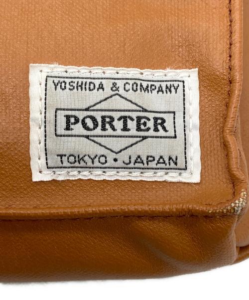 PORTER（ポーター）PORTER (ポーター) フリースタイル スリングショルダーバッグ キャメルの古着・服飾アイテム