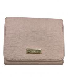 FURLA（フルラ）の古着「3つ折り財布」｜ライトピンク