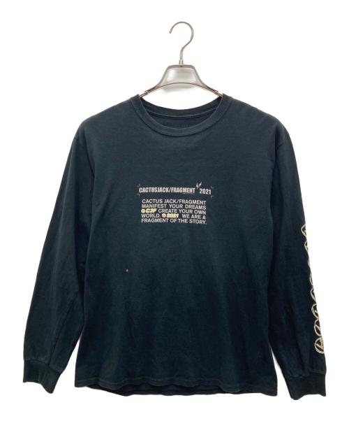 Travis Scott（トラヴィススコット）TRAVIS SCOTT (トラヴィススコット) プリントTシャツ ブラック サイズ:Sの古着・服飾アイテム