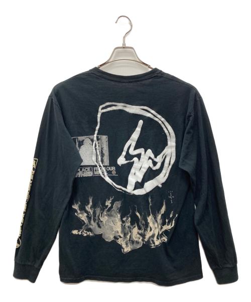 Travis Scott（トラヴィススコット）TRAVIS SCOTT (トラヴィススコット) プリントTシャツ ブラック サイズ:Sの古着・服飾アイテム